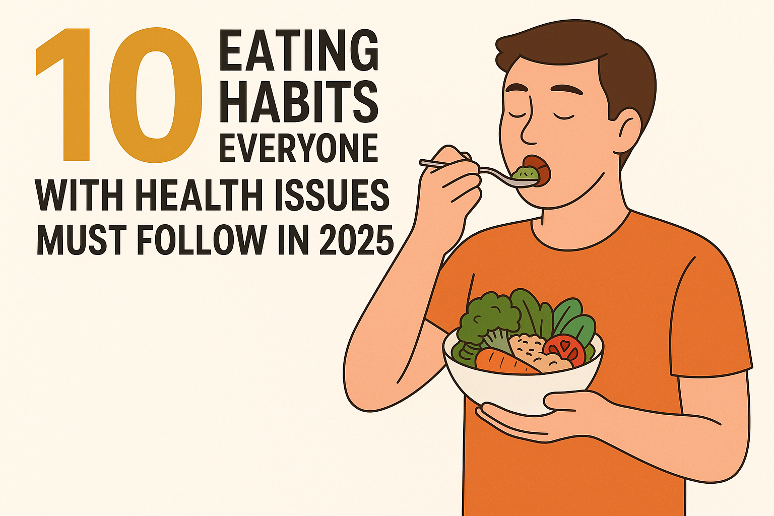 10 Eating Habits Everyone with Health Issues Must Follow in 2025