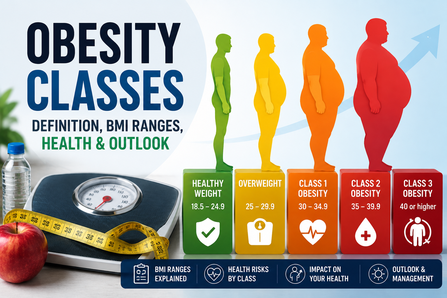 Obesity Classes: Definition, BMI Chart, Health Risks and Outlook