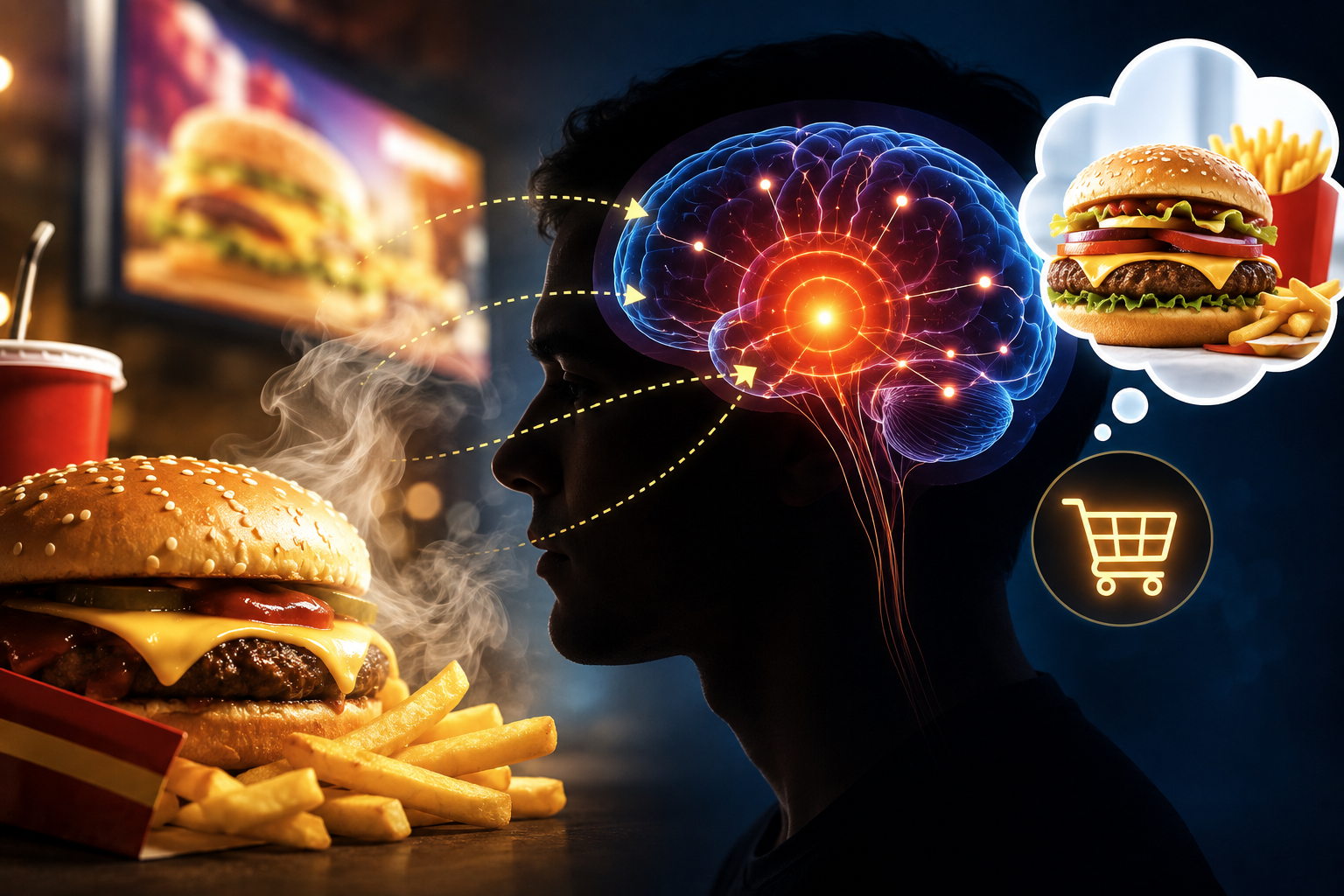 How Fast-Food Smells and Visuals Can Hijack Your Brain: What Studies Show