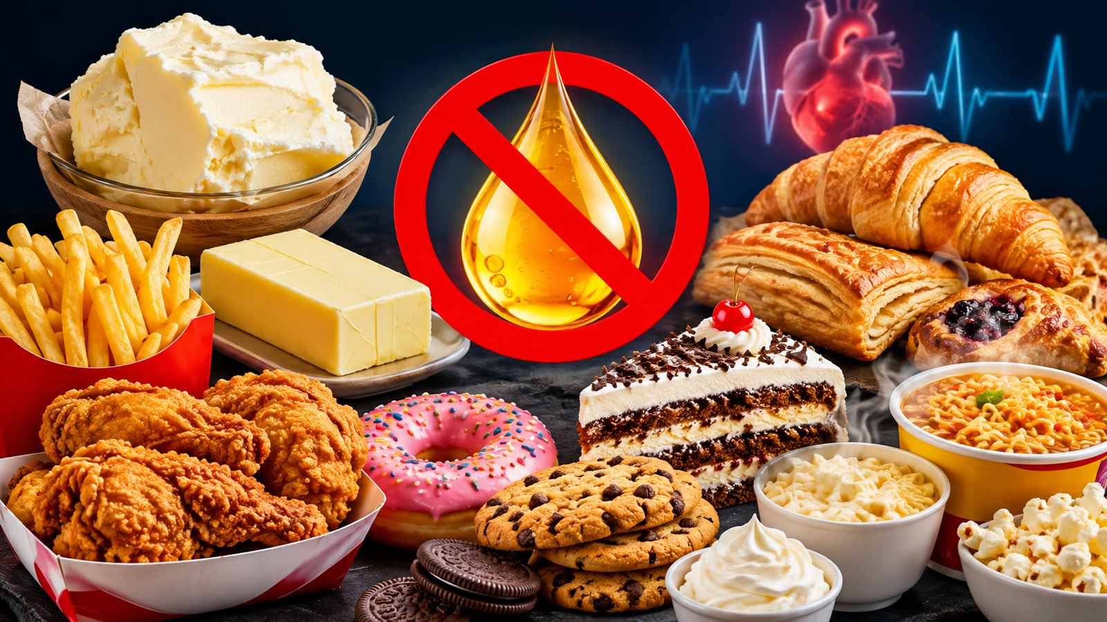 Foods With the Highest Trans Fats: Common Sources to Watch