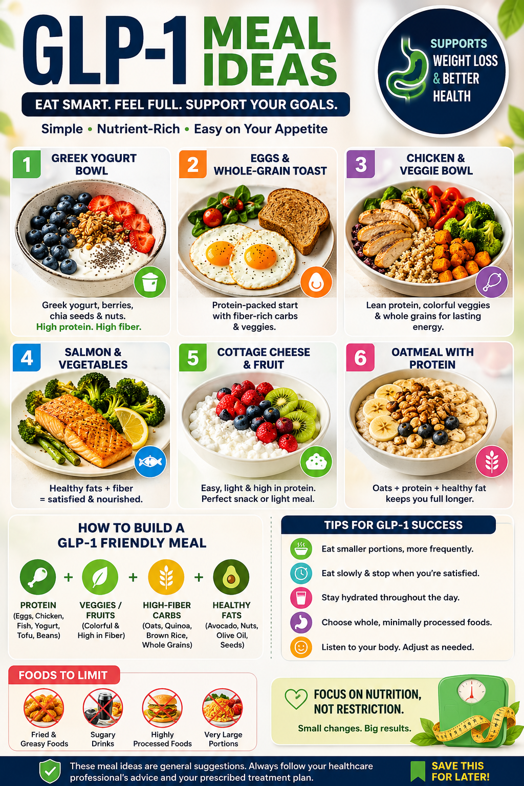 GLP-1 Meal Ideas: Simple Foods for Weight Loss